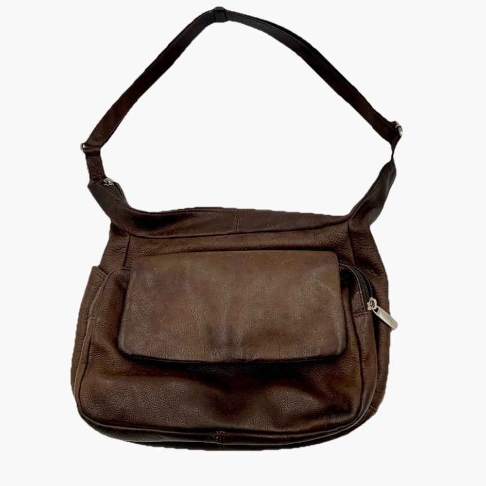 Wilson Leather Women Handbag Shoulder Purse Brown‎ Genuine Leather Boho Capsule